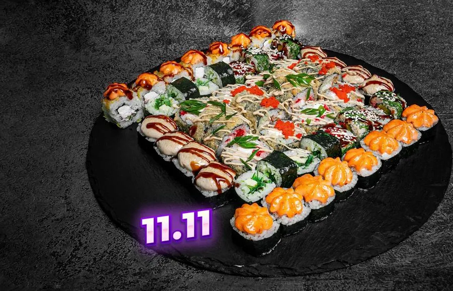 Сет 1,5 килограмма роллов 