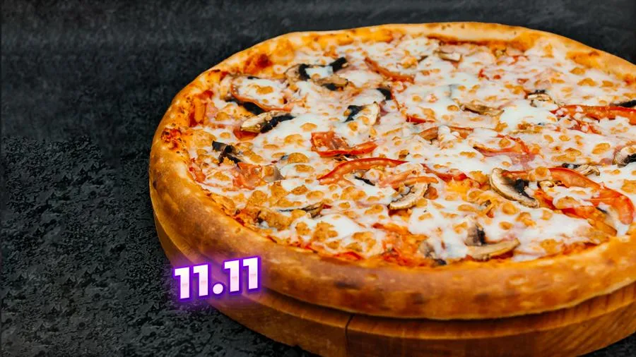 Ветчина грибы 23см