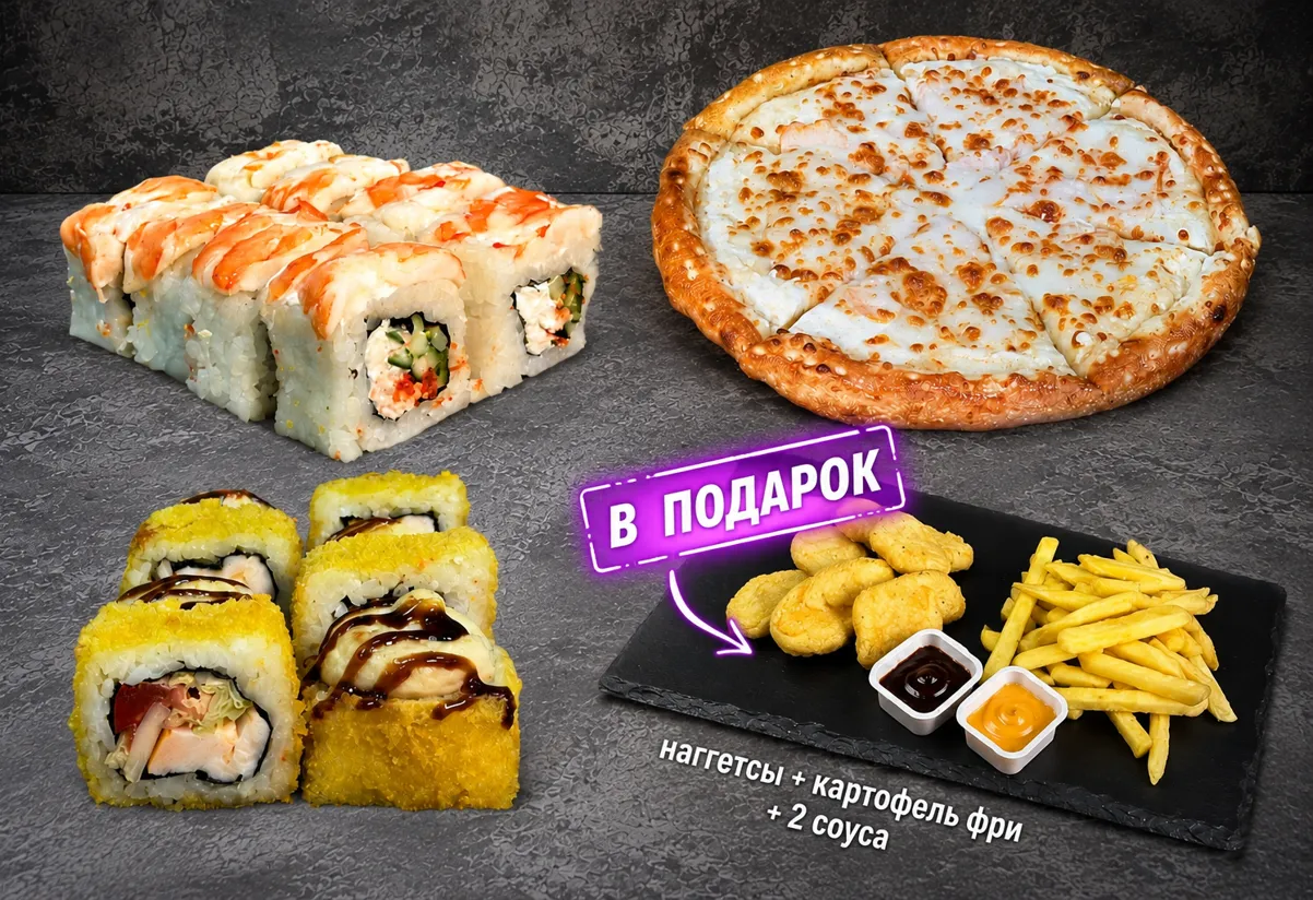 Комбо "Мама, не готовь сегодня"👪