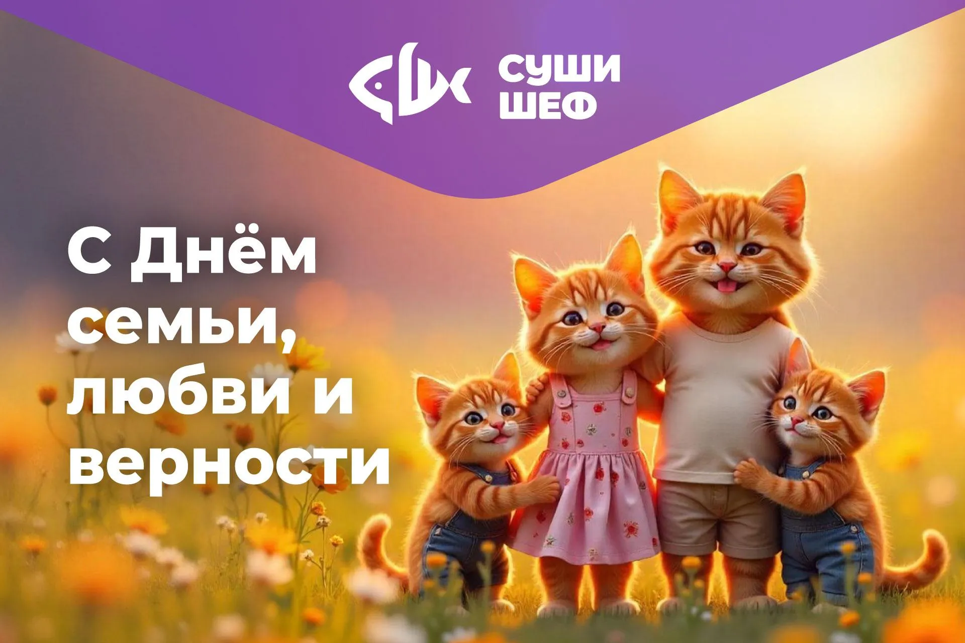 День семьи, любви и верности!
