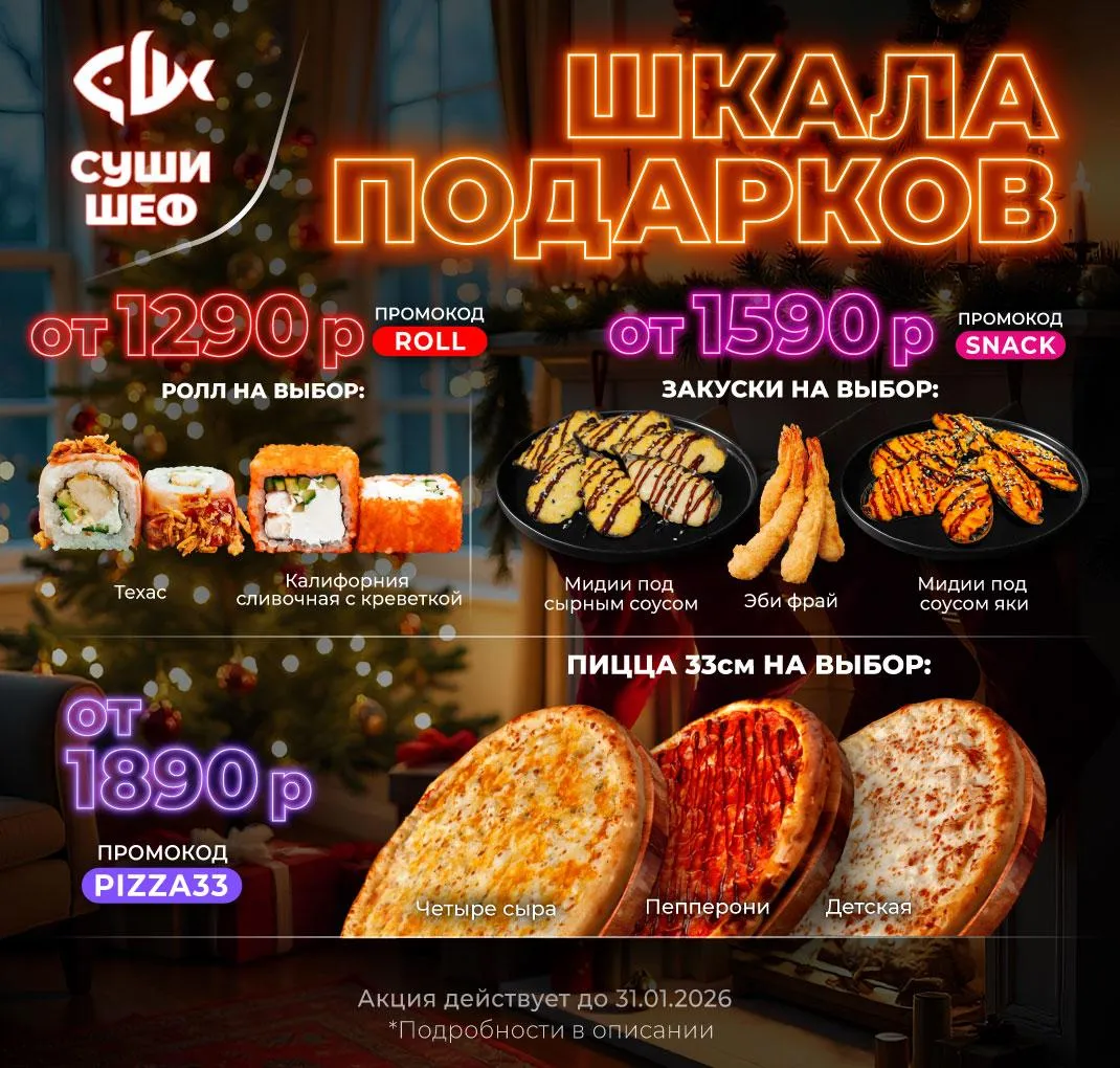 Шкала подарков2026